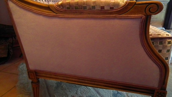 Adrom, formation tapisserie, galerie fauteuil du mois, décembre 2017, fauteuil Louis XVI